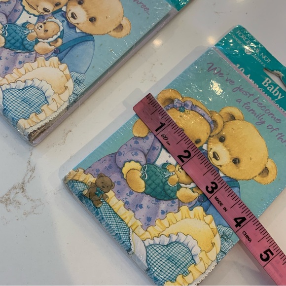 Vintage “We’ve” Just Become a Family Of Three” Cards 2 Packs w/ 1 Bonus included - Picture 4 of 8